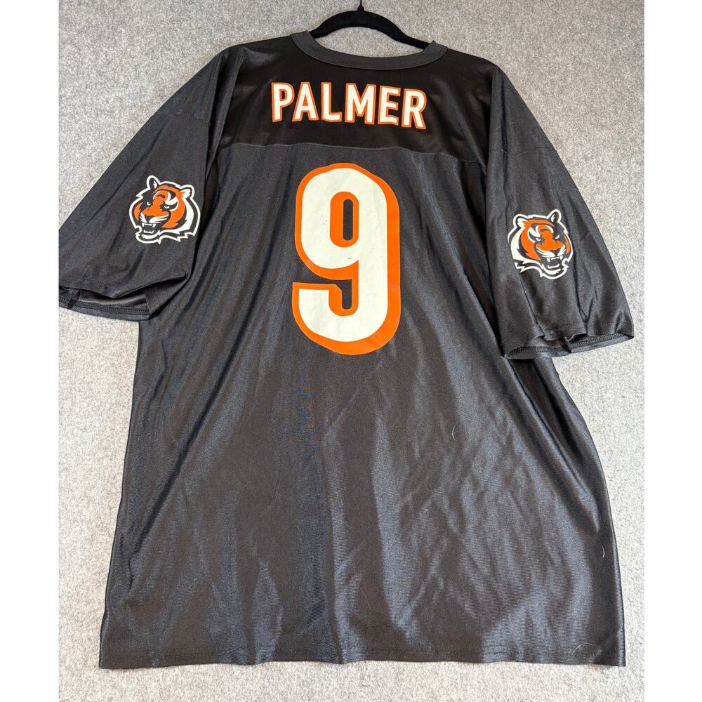 Vintage Cincinnati Bengals Carson Palmer NFL Jersey Mens XL Black Relaxed Y2K